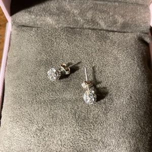 5MM Crystal Disco Ball Stud Earrings